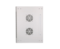 Extralink Szafka wisząca rack 4U 600x450 szara szklane drzwi EX.8536 - 484906 - zdjęcie 4